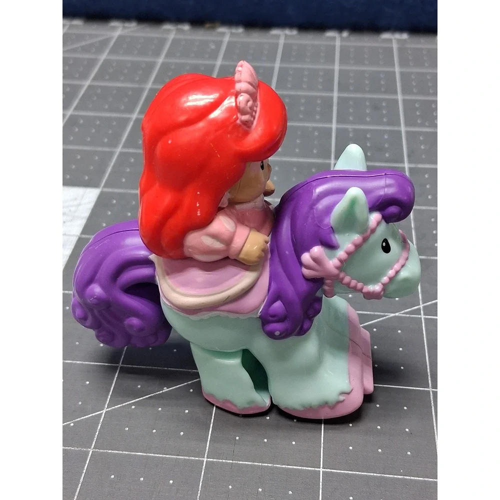 Fisher Price Klip Klop Little People Disney Princess Ariel Prince Eric  Horses